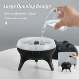 Essential Oil Diffuser 250ML Dancing Jellyfish Aromatherapy Diffuser Humidifier with 7 Colors LED Lights,Remote Control,Plug in for Bedroom,Office (White)