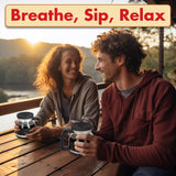 Cupa Joe Coffee Mug – 20oz Borosilicate Glass Diner Pot Mug with Spill-Proof Lid – Funny Novelty Gift for Coffee Lovers, Dads, Office, Travel & More