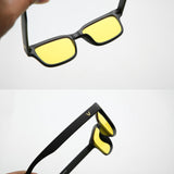CARFIA Night Vision Glasses Driving for Men Women Anti-glare,Safety HD Yellow Lens Fishing Golf Narrow Face Glasses