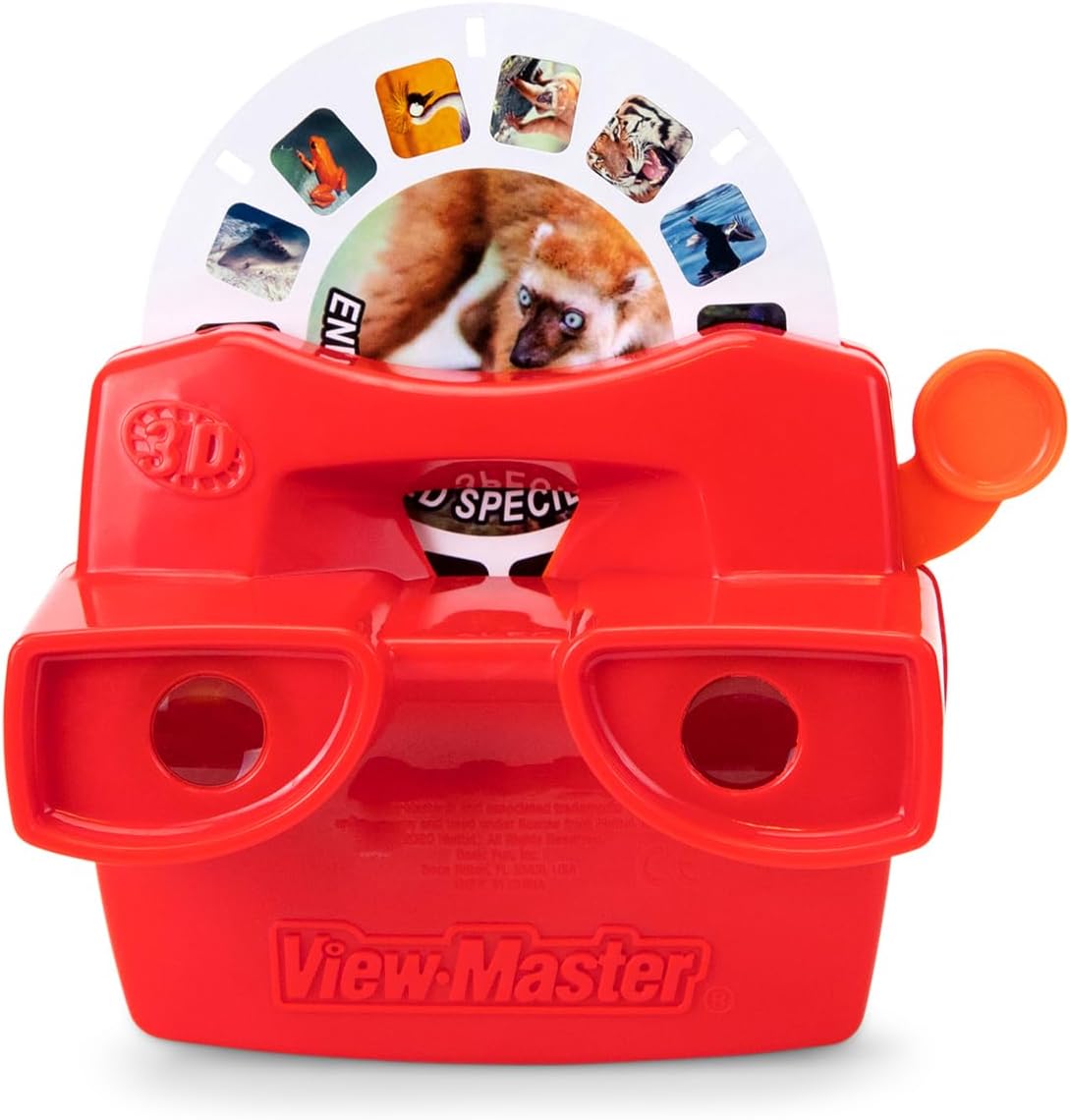 Classic View-Master - Metallic Viewfinder With 2 Reels Included - STEM, Retro, Nature Learning Toy for Kids and Adults, Toddlers, Ages 3+