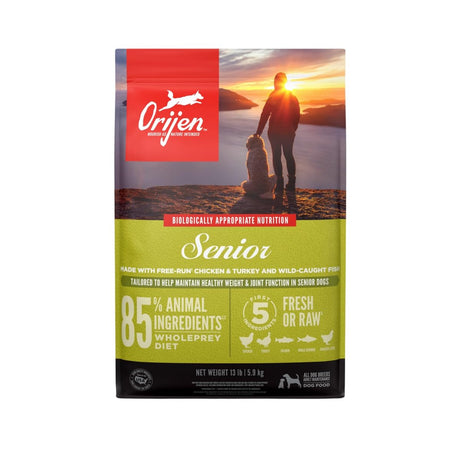 ORIJEN Dry Dog Food, Grain Free Dry Dog Food for All Life Stages, Fresh or Raw Ingredients, 13lb, Multiple Options