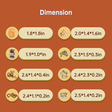 8 Pcs Brain Teaser Puzzles Favor Educational Toys Mind Puzzles Ancient Wooden and Metal 3D Unlock Interlock IQ Puzzles Box Game