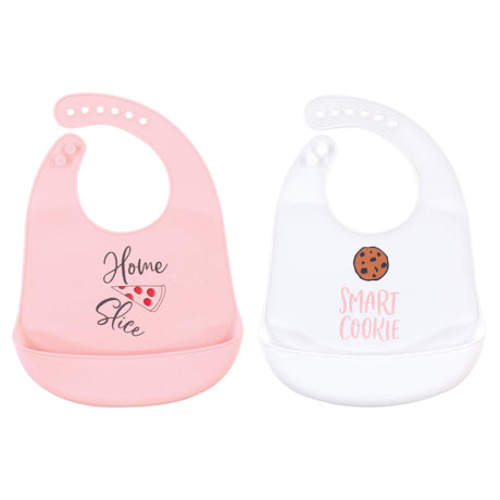 Hudson Baby Unisex Baby Silicone Bibs, Perfect Gentlemen, One Size