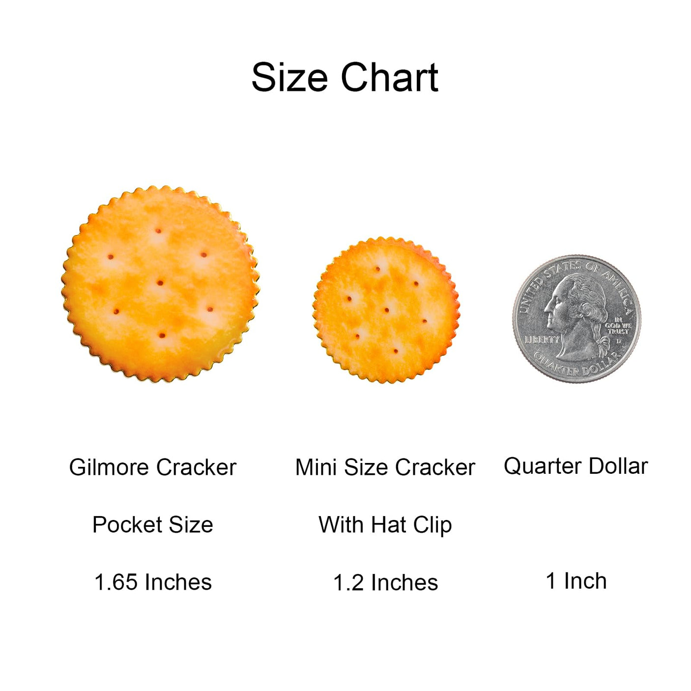 Cracker Golf Ball Marker, Premium Golf Accessories & Funny Golf Gifts for Men Women Golfers