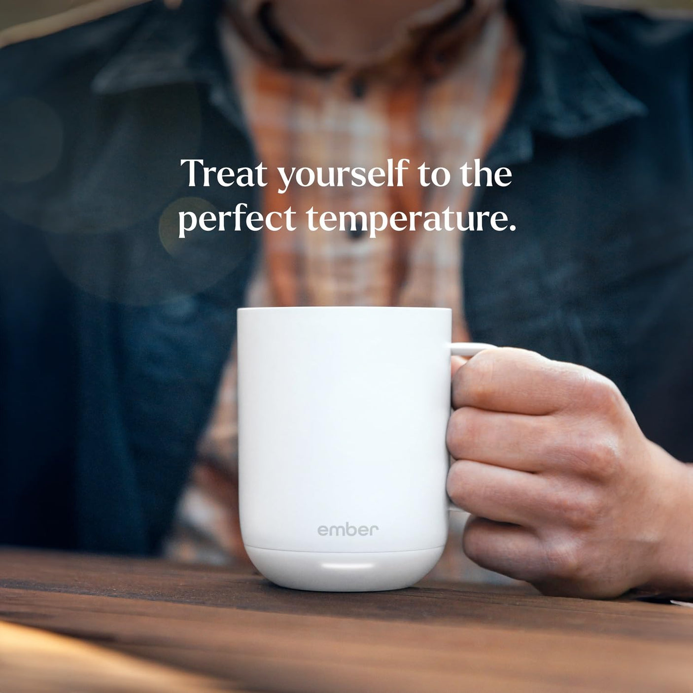 Ember Temperature Control Smart Mug 2, 14 Oz, App-Controlled Heated Coffee Mug with 80 Min Battery Life and Improved Design, White