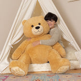 Vermont Teddy Bear Giant Elephant Stuffed Animal - 6 Foot Big Stuffed Elephant Plush from Giant Cuddle Collection - Collectible Plushies for Kids & Adults | Crafted in The USA