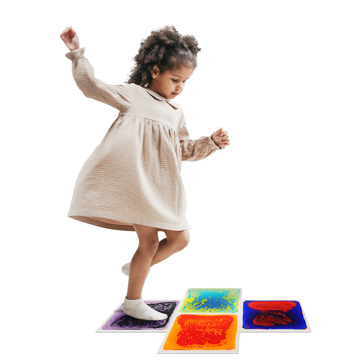 Art3d Liquid Fusion Activity Play Centers for Children, Toddler, Teens, 12" X 12" Pack of 9 Tiles