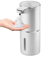 Automatic Foaming Soap Dispenser,4-Level Adjustable Foam, Wall Mount, USB Rechargeable,12.8oz/ 380ml,Touchless Hand & Dish Soap Dispenser for Bathroom, Kitchen,Hotel, Restaurant