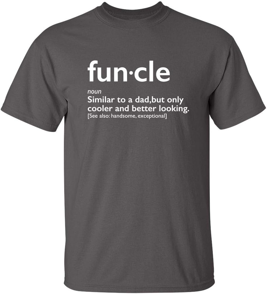 Mens Funcle Gift for Uncle Graphic Novelty Funny T Shirt
