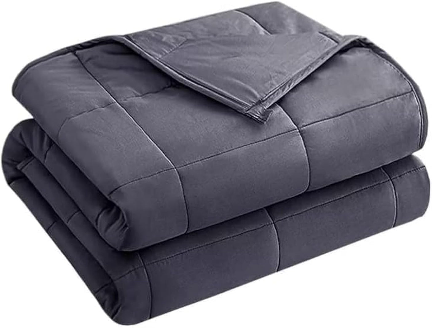 yescool Weighted Blanket for Adults (20 lbs, 60” x 80”, Blue) Cooling Heavy Blanket for Sleeping Perfect for 190-210 lbs, Queen Size Breathable Blanket with Premium Glass Bead, Machine Washable