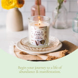 Magnificent 101 Set of 3 Long Lasting Pure Sage Smudge Candles - 42 Hour Burn, 3.5 Oz Each, Made with Soy Wax and Herb, Ideal for House Energy Cleansing, Meditation & Manifestation