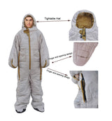 Gaorui Humanoid Outdoor Camping Winter Indoor Portable Ultralight Warm Adult Windproof Sleeping Bag