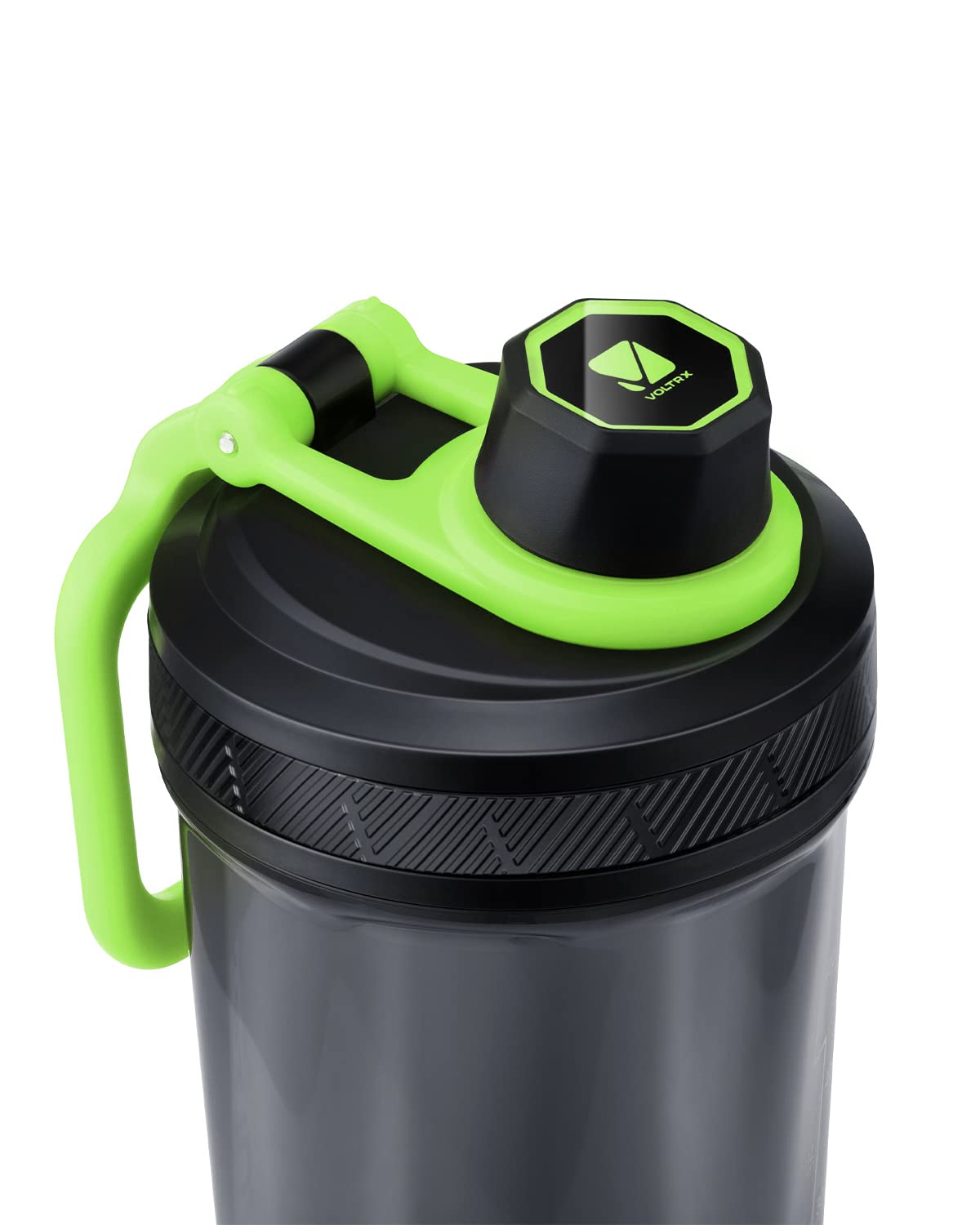 VOLTRX Electric Protein Shaker Bottle - USB Rechargeable Mixer Cup for Shakes and Meal Replacements, BPA-Free Tritan, 24oz