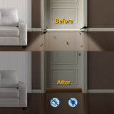 MAXTID Large Door Draft Stopper for Bottom of Doors 36” Under Door Draft Noise Blocker Black Gap Stoppers Door Draft Guard for Bottom of Doors Adjustable Door Seal Sweep Draft Home Essentials Gadgets