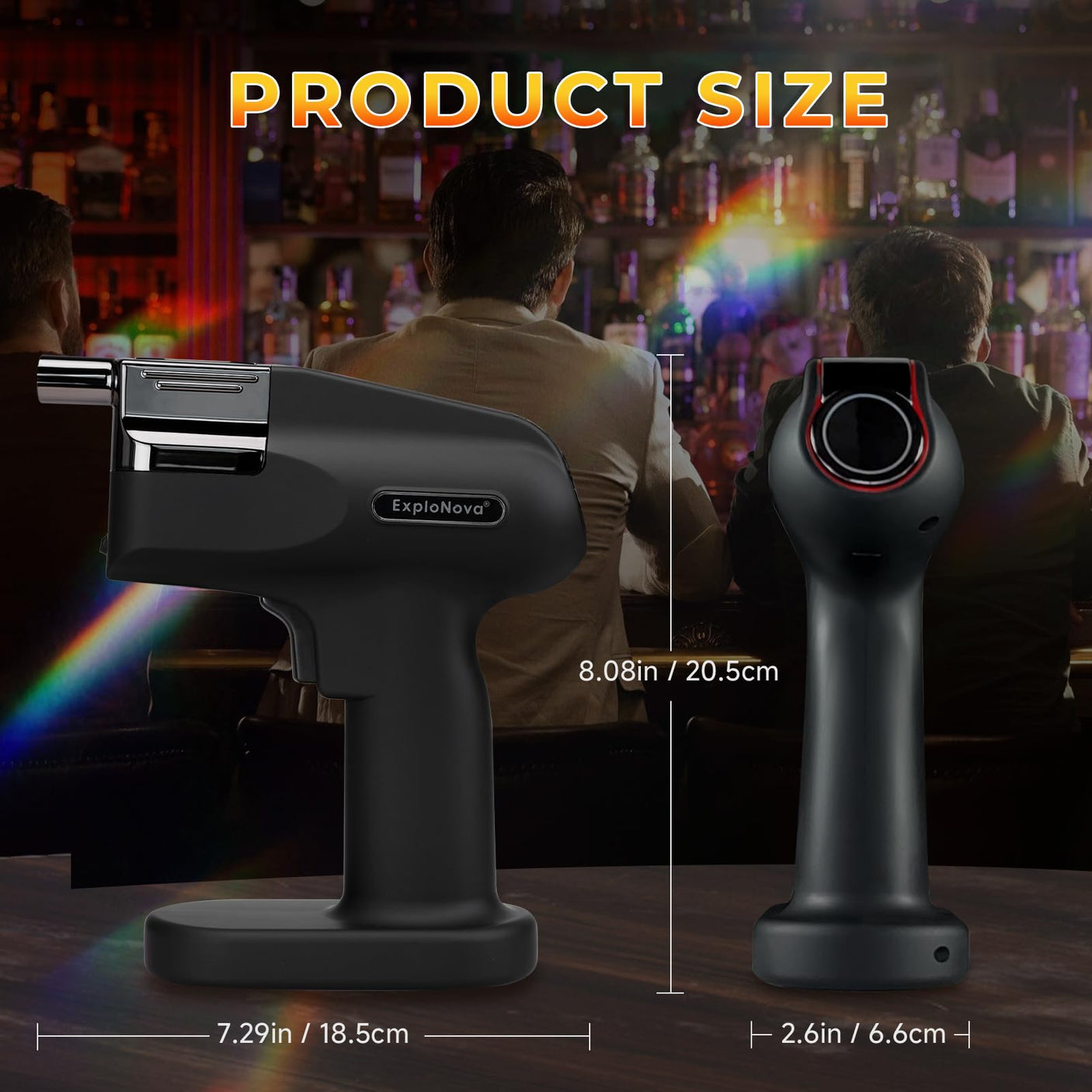 Cocktail Bubble Smoke Gun with 5 Flavour Aroma Pods and Edible Bubbles, Electric Bubble Smoke Machine, Food Drink Decor Perfect for Bar, Party and Home, Gift for Engagement & Birthday