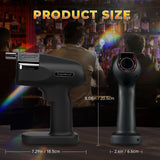 Cocktail Bubble Smoke Gun with 5 Flavour Aroma Pods and Edible Bubbles, Electric Bubble Smoke Machine, Food Drink Decor Perfect for Bar, Party and Home, Gift for Engagement & Birthday