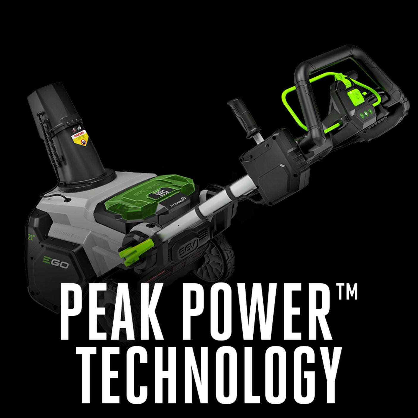 EGO POWER+ 24" Electric Snow Blower, Cordless Self-Propelled 2-Stage, Includes (2) 56 V 7.5Ah Batteries and Dual Port Charger - SNT2405