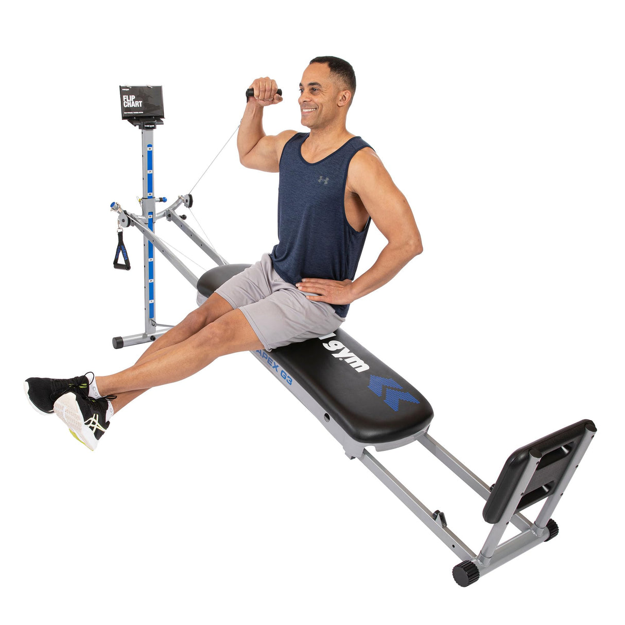 Total Gym APEX Versatile Indoor Home Gym Workout Total Body Strength Training Fitness Equipment