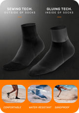 CAPAS 2mm Neoprene Sand Socks, Beach Volleyball Sand Proof Outdoor Socks, Wetsuit Diving Water Socks Keep Warm for Men Women