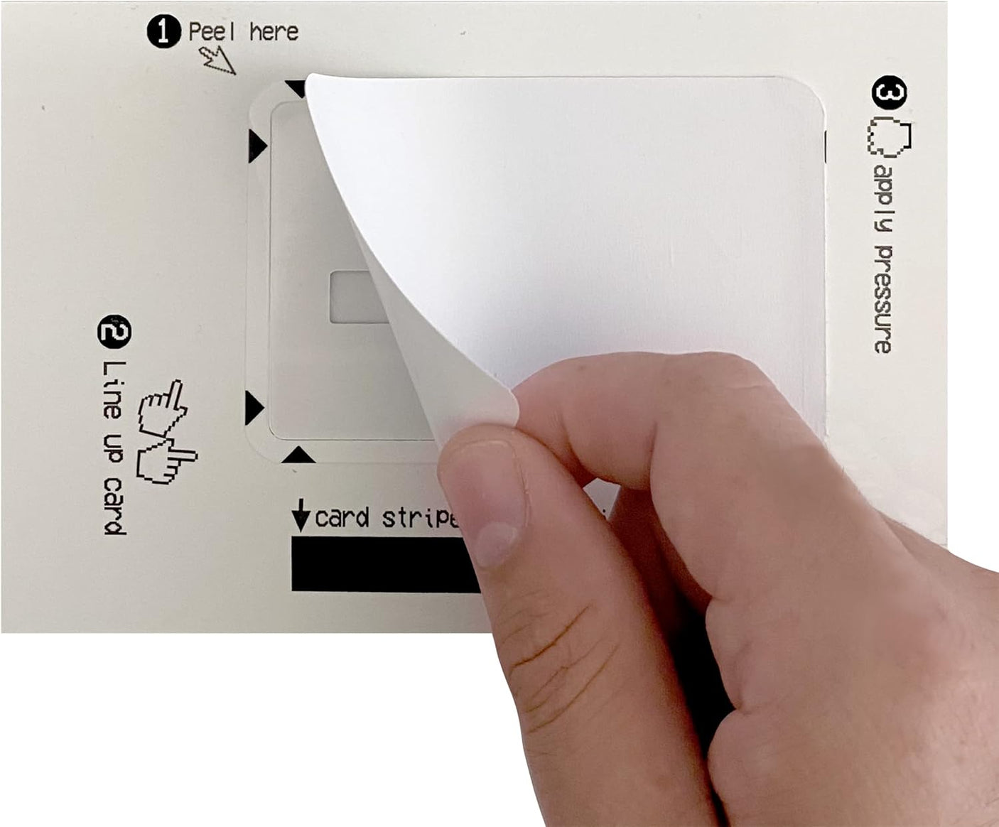 STICKIEMART Blockbuster Membership Card Cover DEBIT|CREDIT|TRANSIT|CARDS w/EZ Applicator included!