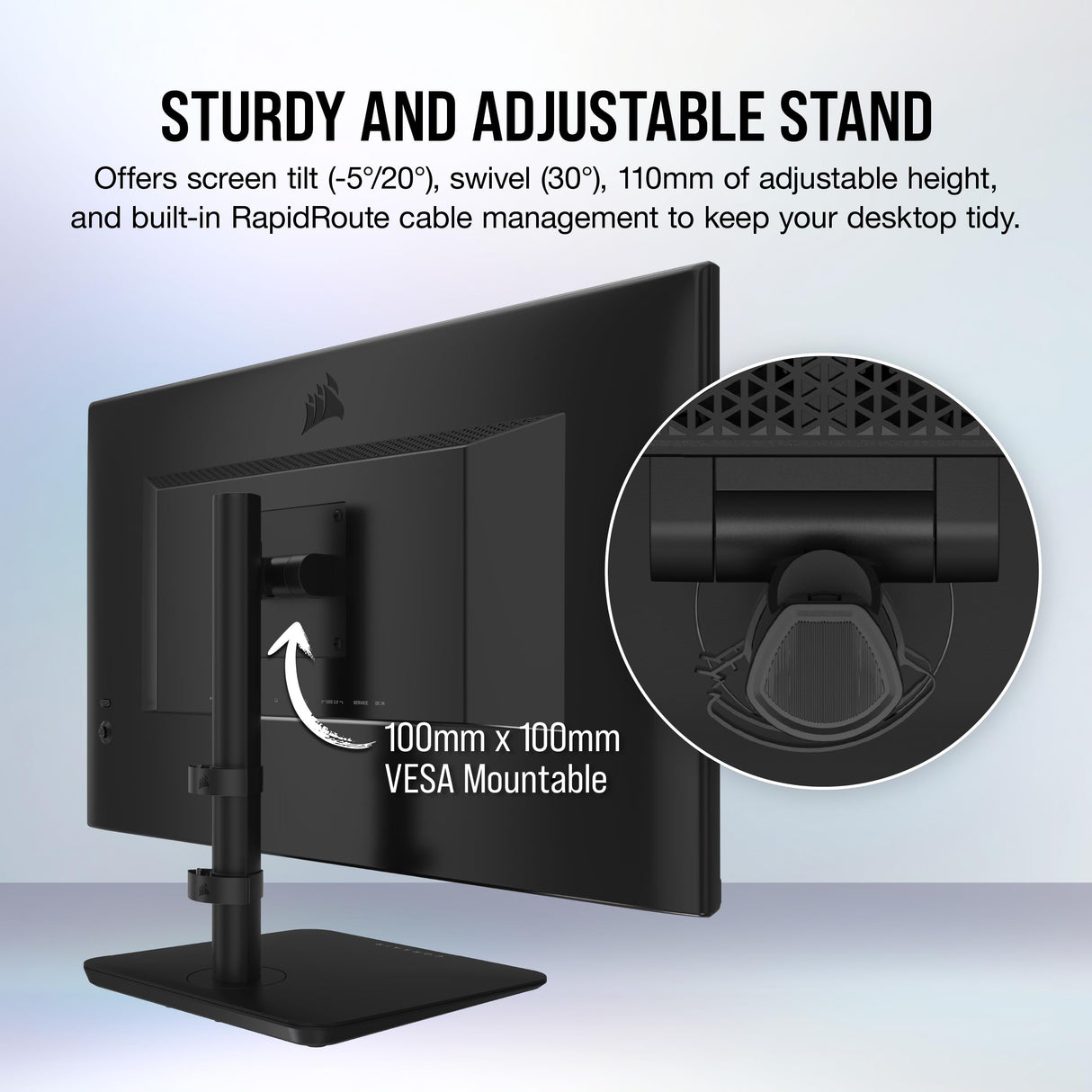 Corsair 45-Inch 240Hz OLED Gaming Monitor - 3440x1440, 0.03ms Response, G-SYNC/FreeSync Compatible