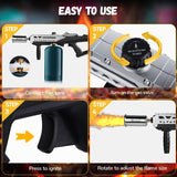 Powerful Grill Torch Gun | Propane Torch Gun, Adjustable Flamethrower | Blowtorch for BBQ, Camping, Charcoal Lighter & Fire Starter, 800,000BTU