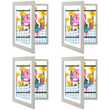 Golden State Art, 10x12.5 Kids Art Frames, Front-Opening Picture Frame Great for Kids Drawings, Artworks, Children Art Projects, Schoolwork, Home or Office (Walnut Set of 2)