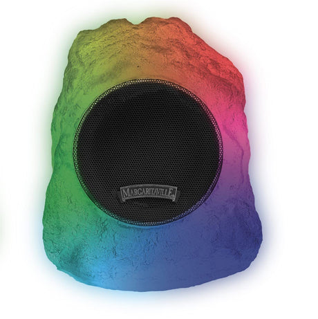 Margaritaville Glow Up Rock Wireless Speaker with Multi Color LED Lights, Waterproof Speaker, with 11 Hours of Playback Time, True Wireless Pairing, 6 Bright LED Light Modes