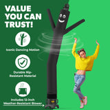 LookOurWay Air Dancers Wacky Waving Inflatable Tube Man Set - 10 Feet Tall Inflatable Dancing Man with Blower - Red