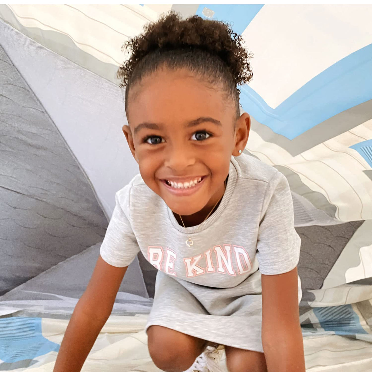 The Original Patented AirFort - Build A Fort in 30 Seconds, Inflatable Fort for Kids, Play Tent for 3-14 Years, A Playhouse Where Imagination Runs Wild, Fan not Included (Starry Night)