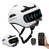 Smart Bike Helmet with Light: Bicycle Helmets for Adult Teens for Mountain & Road Cycling Electric Scooter Skateboard Skating