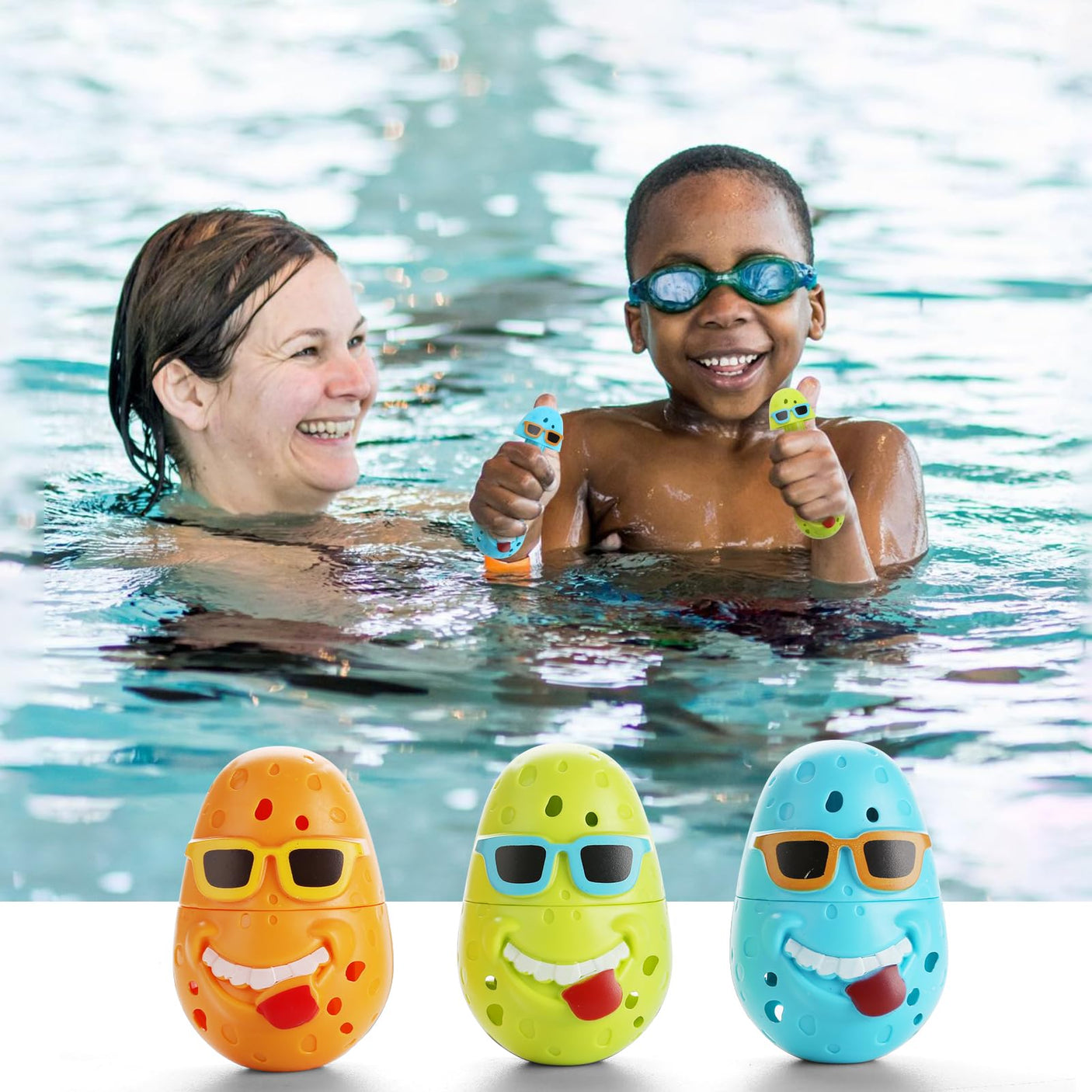 Summer Pool Toys Underwater Diving Games Dive Sticks Duck 3-Pack