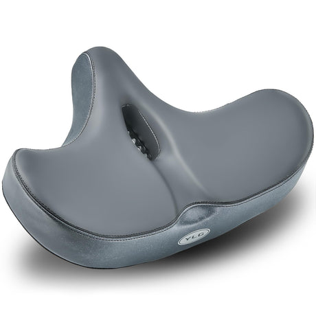 YLG Oversized Comfort Bike Seat Comfortable Replacement Bike Saddle Memory Foam Soft Bike Saddle Waterproof Universal Fit Bicycle Seat for Women Men