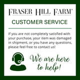 Fraser Hill Farm 29-in. Snowing Musical Christmas Tree with Warm White LED Lights, 25 Christmas Carols, Decorations, Star Topper, and Red Umbrella Base, Festive Xmas Decor for Foyer and Family Room