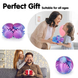 Gear Ball 3D Printed Cube Fidget Toy,Gear Sphere Fidget Toys,Sensory Toys for Stress and Anxiety Relief, Desk Toy Fidget Spinners,Stocking Stuffers for Adults & Kids Gift(Blue Green, 3.1 Inch)