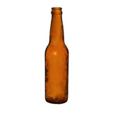 SMASHProps Breakaway Standard Beer or Soda Bottle Prop - Amber Brown Translucent - Amber Brown Translucent