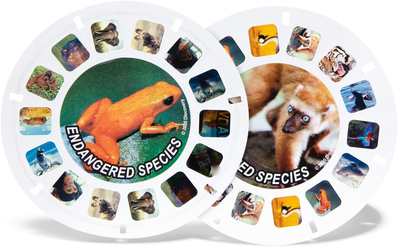 Classic View-Master - Metallic Viewfinder With 2 Reels Included - STEM, Retro, Nature Learning Toy for Kids and Adults, Toddlers, Ages 3+