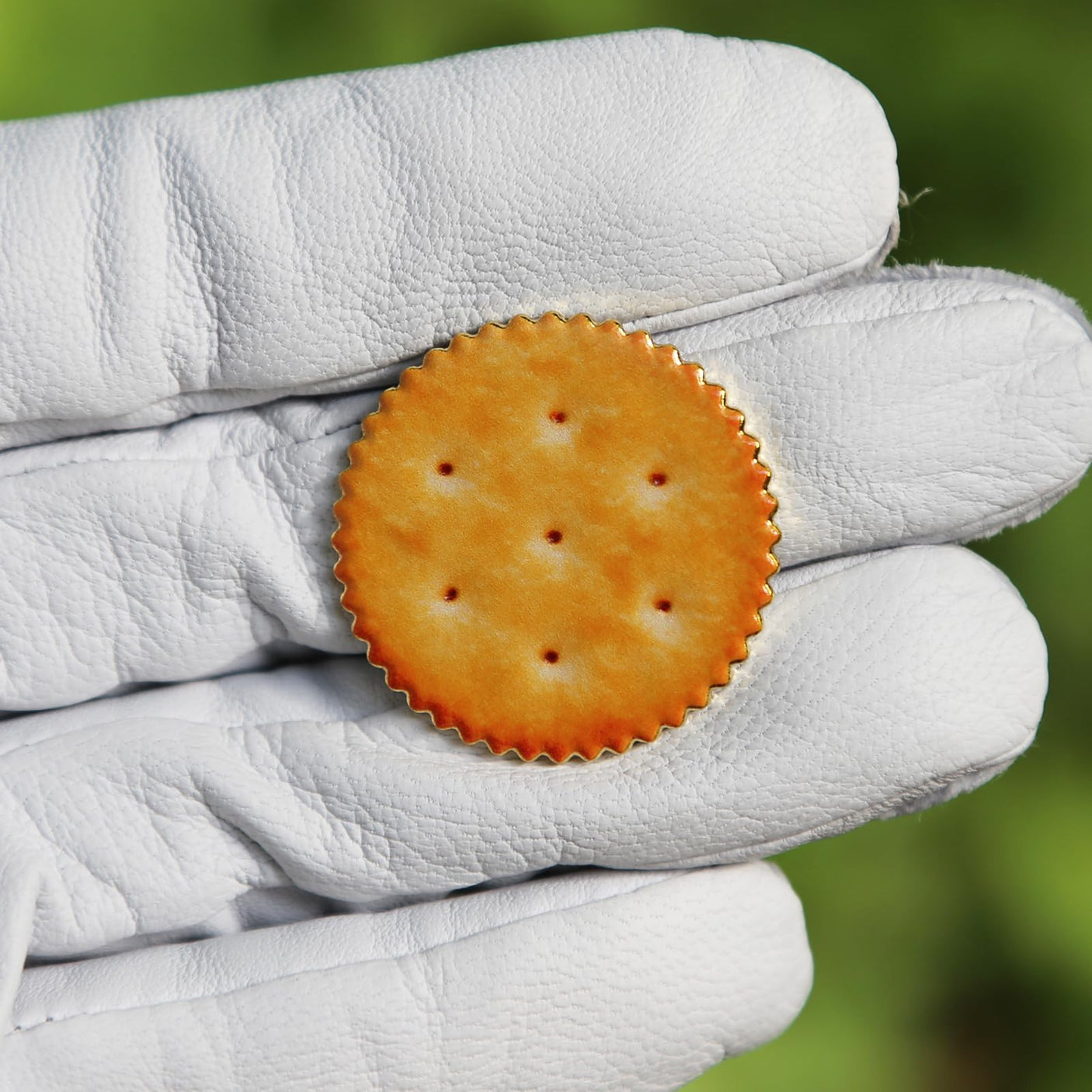Cracker Golf Ball Marker, Premium Golf Accessories & Funny Golf Gifts for Men Women Golfers