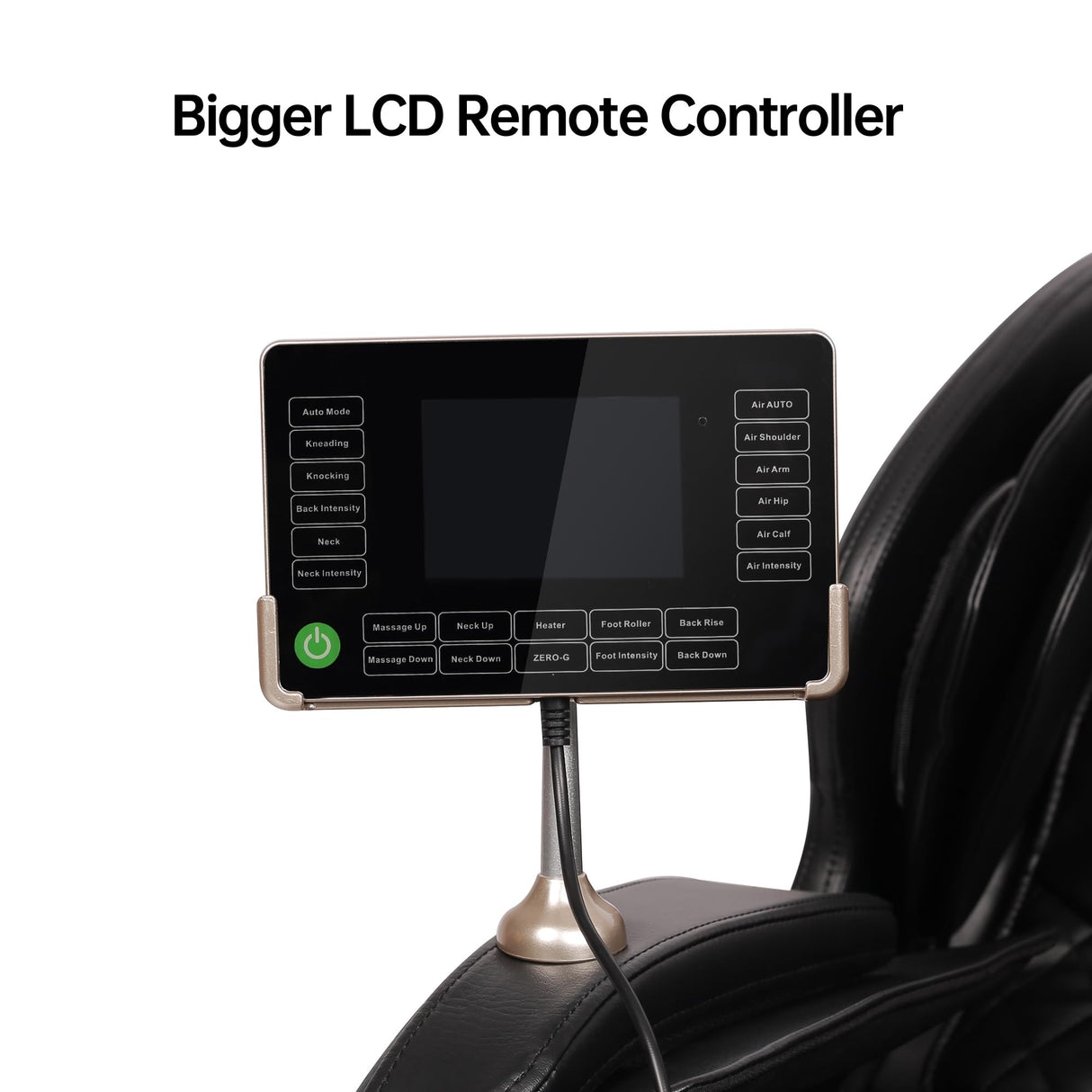 Real Relax 2024 Dual Core S Track Full Body Zero Gravity Massage Chair Recliner with App Control, Black