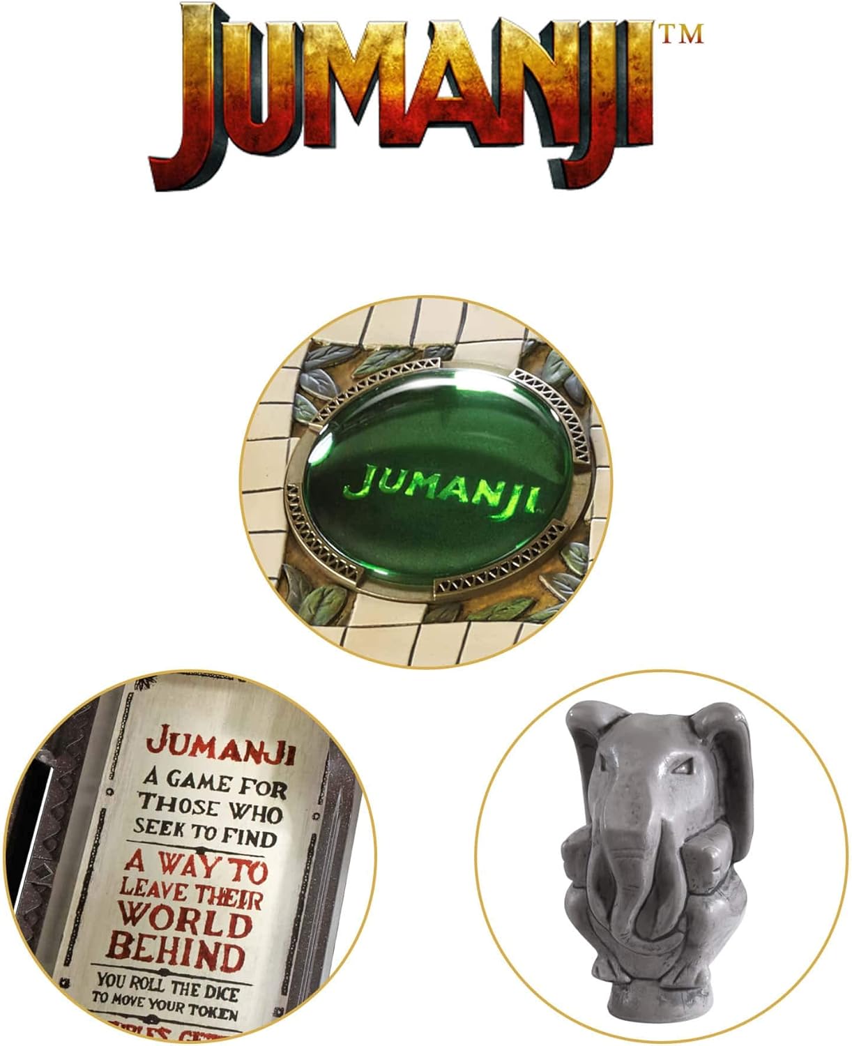 The Noble Collection Jumanji Board Game Collector Replica