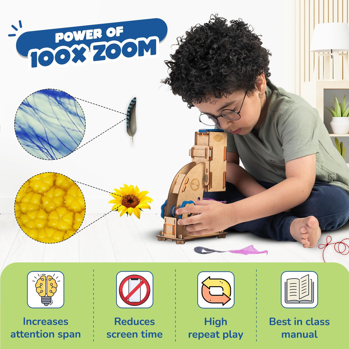 Smartivity Glow Magic Science Kit for Kids Ages 6-7-8-9-10-11-12 Years | 20 Amazing Science Experiments I Birthday Gifts for Boys & Girls | STEM Kit Toy for 6-12 Years Old