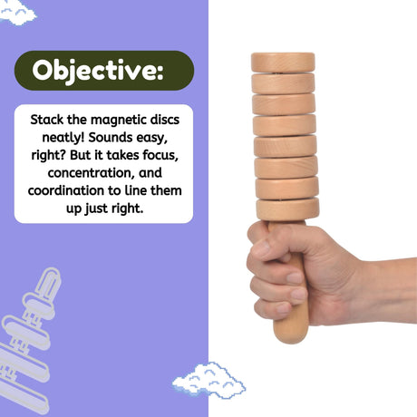 TrueBalance Sensory Balance Toy for Kids Ages 4+ | Fidget Toy for Focus, Coordination & Motor Skills | Encourages Creative Play & Patience