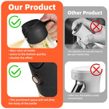 TrendPlain 16oz/470ml Glass Olive Oil Sprayer for Cooking - 2 in 1 Olive Oil Dispenser for Kitchen Gadgets, Air Fryer, Salad, and BBQ - Navy