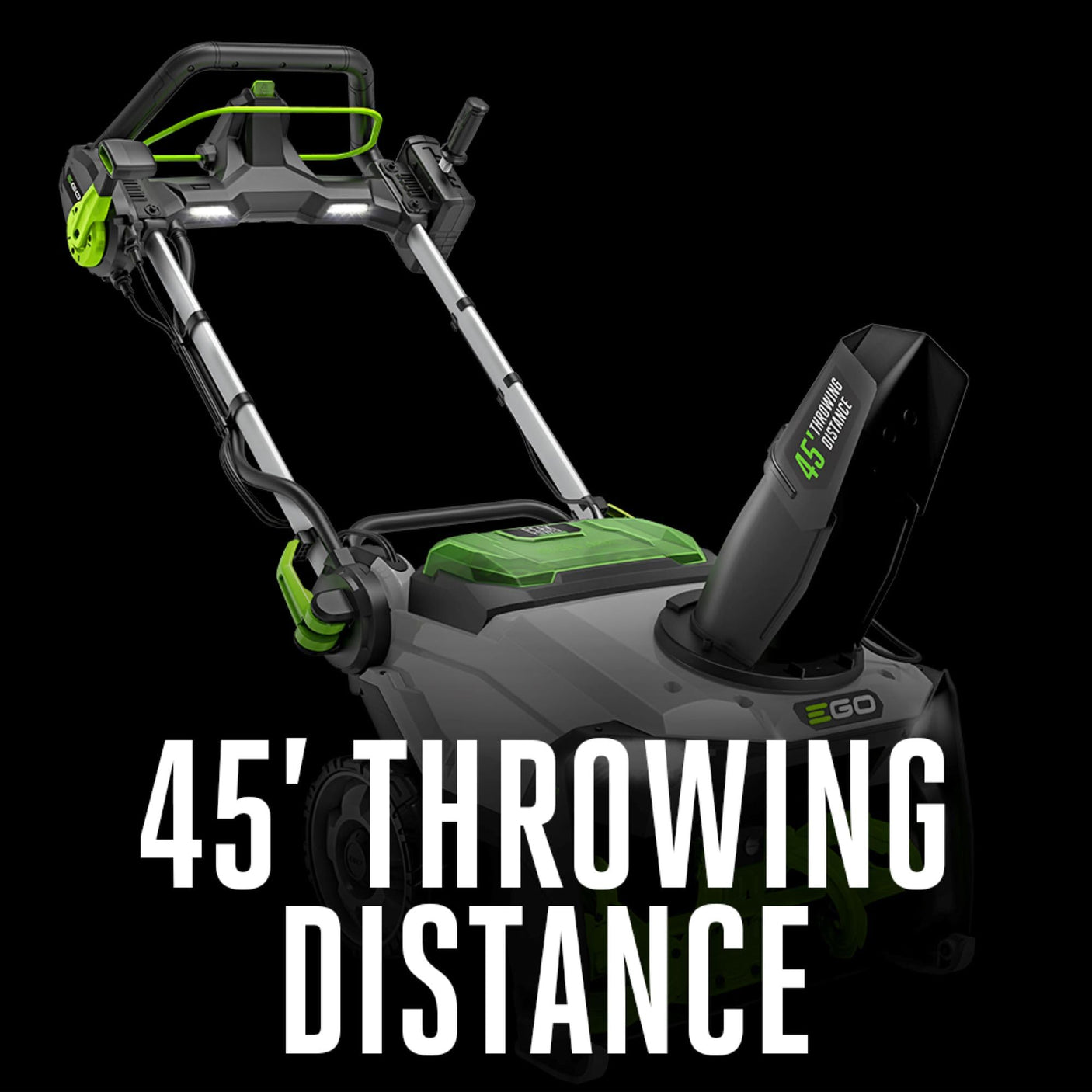 EGO POWER+ 24" Electric Snow Blower, Cordless Self-Propelled 2-Stage, Includes (2) 56 V 7.5Ah Batteries and Dual Port Charger - SNT2405