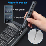 STREBITO Mini Electric Screwdriver Set, 70 in 1 Small Electric Screwdriver Cordless - 64 S2 Preicison Bits, 5 Torque Settings, 4 LED Lights, Mini Power Screwdriver Repair Tool Kit for PC RC Electronic