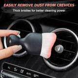 Ouzorp Car Interior Dust Brush, Car Detailing Brush, Soft Bristles Detailing Brush Dusting Tool for Automotive Dashboard, Air Conditioner Vents, Leather, Computer,Scratch Free
