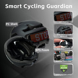 Smart Bike Helmet with Light: Bicycle Helmets for Adult Teens for Mountain & Road Cycling Electric Scooter Skateboard Skating