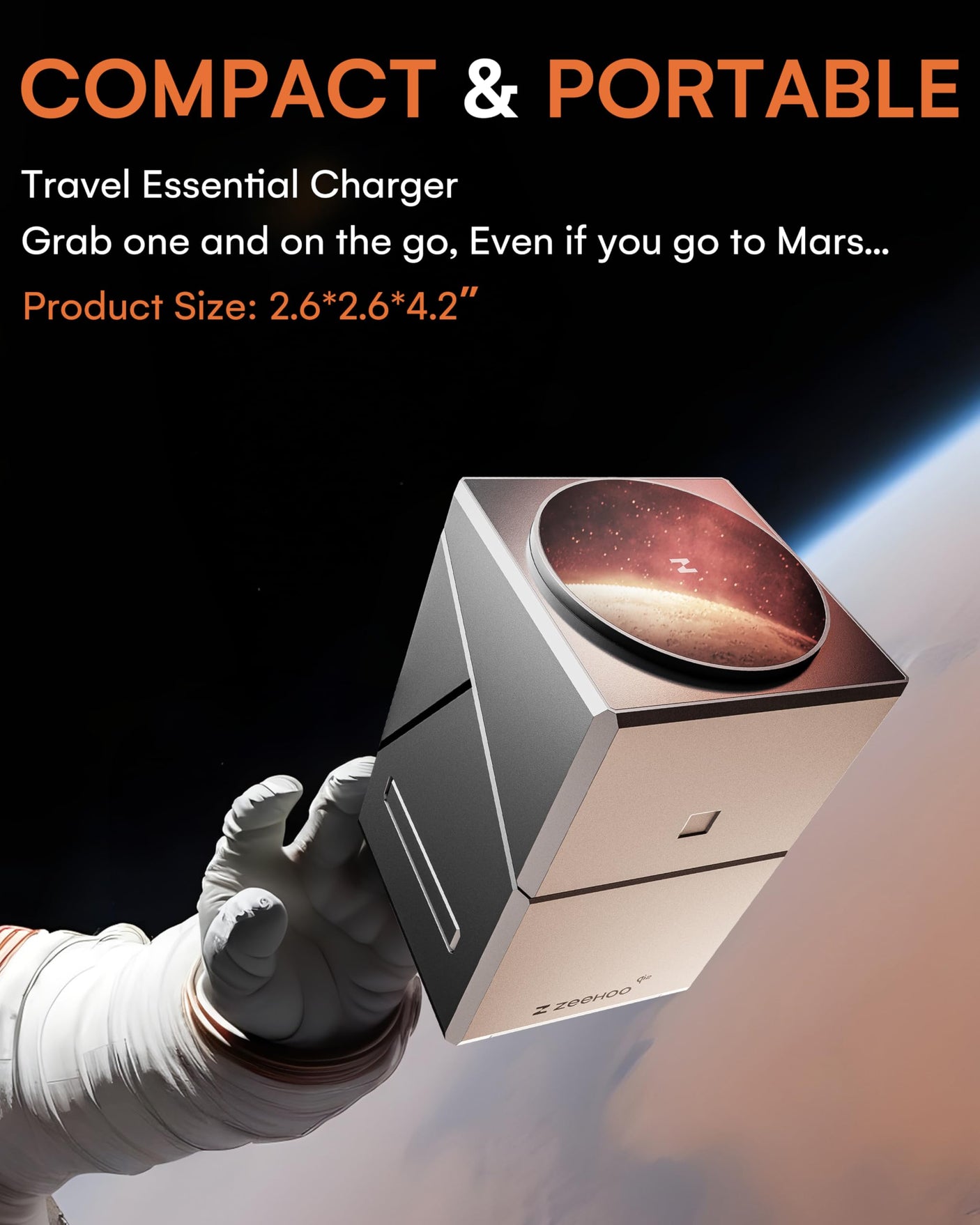 ZEEHOO iPhone Charging Station, 3 in 1 Charging Station for Apple MagSafe Charger, Qi2 Certified, 15W Fast Wireless Charger, for Apple Watch, for iPhone 16,15,14,13,12 Series, AirPods (Black)