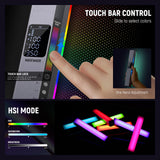 NEEWER RGB LED Video Light Stick, Touch Bar & APP Control, Magnetic Handheld Photography Lighting Wand, Dimmable 3200K~5600K CRI98+ Full Color LED Light with 6400mAh Battery, 17 Scenes, RGB1