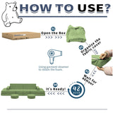 22Pcs Modular Kids Play Couch - Kids Couch for Playroom Bedroom Living Rooms Toddler Sofa for Inspiring Child Creativity，Children Convertible Foam Sofa
